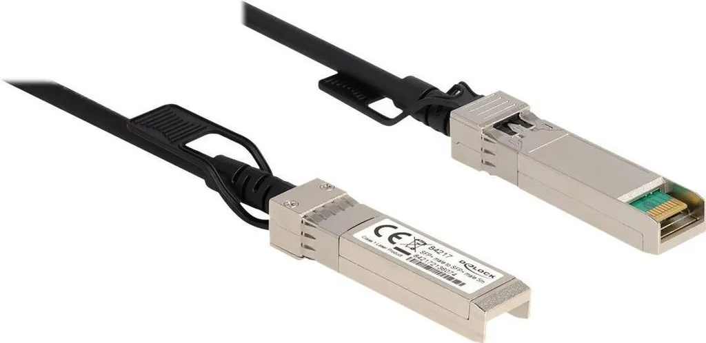 Cavo DAC SFP+ 10G Delock 84219 10m - Twinax Passivo Nero