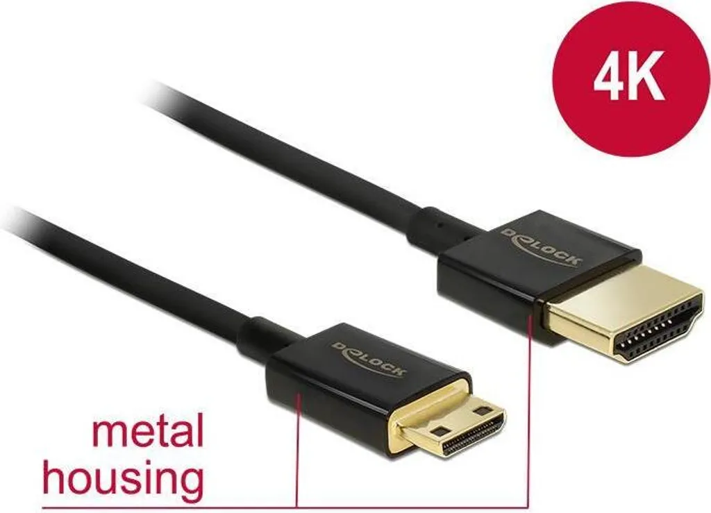 Cavo Delock 84787 HDMI a Mini HDMI 50cm - Perfetto per Tablet - 3