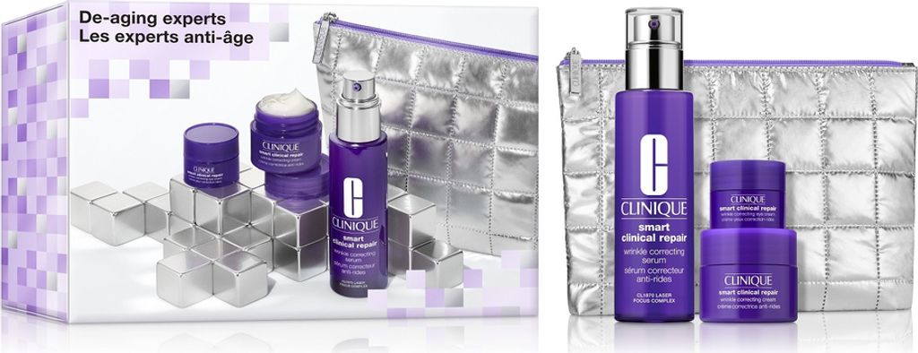Clinique De-aging Experts Zestaw kosmetyków z kosmetyczką