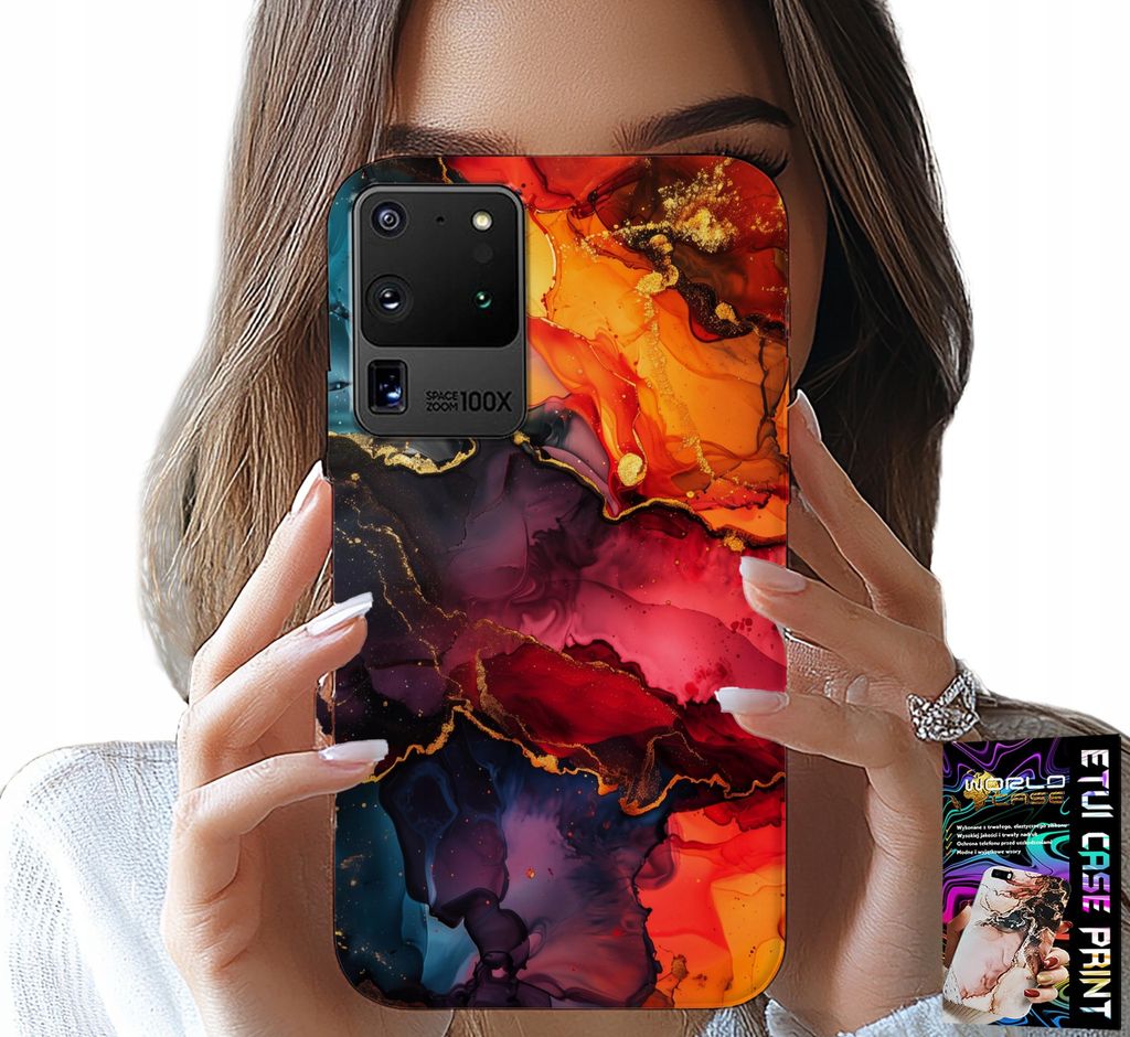 ETUI FÜR SAMSUNG GALAXY S20 Ultra - STONE DESIGN, HÜLLE + FOLIEN