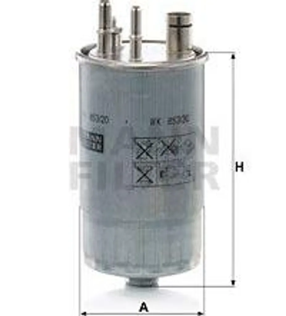 Évitez les pannes d'injection avec le filtre carburant MANN WK 853/20