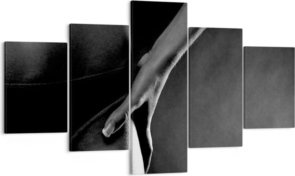 Bild auf Leinwand - Leinwandbild - Frau Modell erotisch - 125x70cm - Wand Bild - Wanddeko - Leinwanddruck - Bilder - Kunstdruck - Wanddekoration - ...