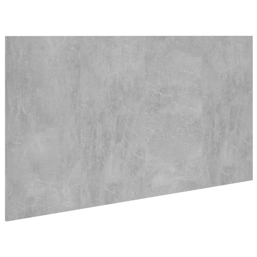 vidaXL Testiera grigio cemento 160x1,5x80 cm in materiale Immagine del prodotto 