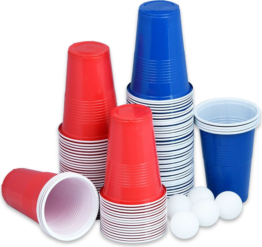 LARS360 Beer Pong Table Set Incl. 100 Cups 50 Red & 50 Blue Obrázek produktu 13