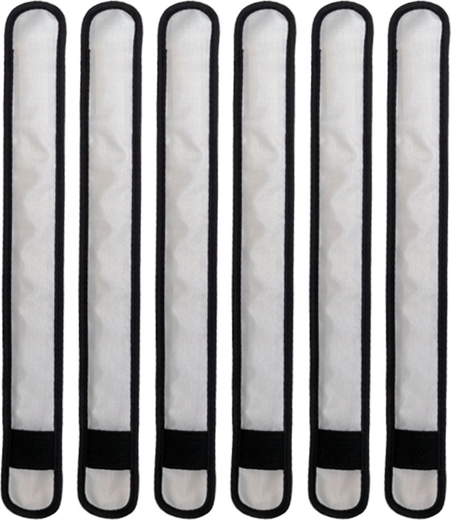 6 Stück LED-Leuchtarmband, im Dunkeln leuchtend, Laufarmband, Sicherheit bei Nacht, Radfahren, Gehen, reflektierende Streifen, 3 Modi, Handgelenkl...