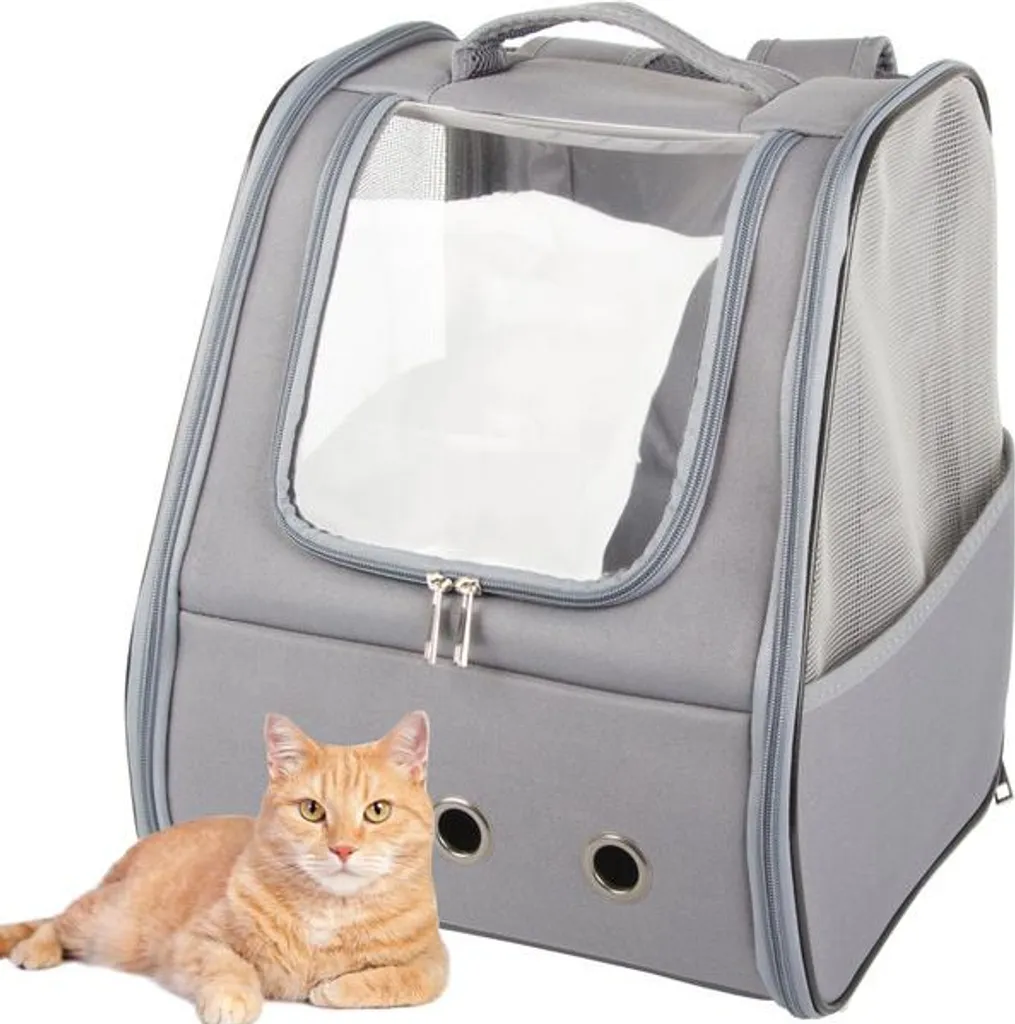Zaino per cane gatto coniglio finestra posteriore ventilata