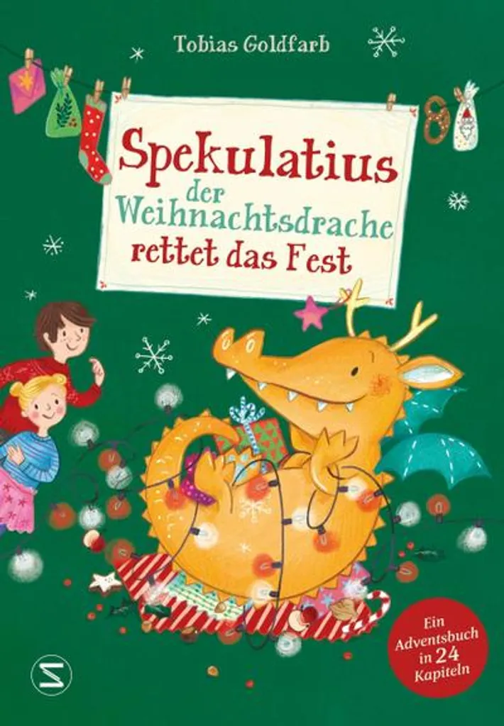 Spekulatius le dragon de Noël : Livre de l'Avent en 24 histoires illustrées