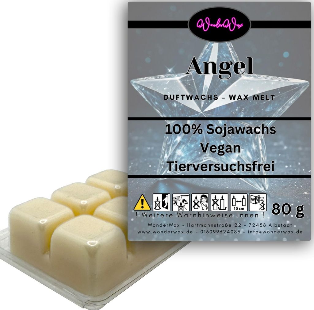 WonderWax Duftwachs Wax Melts für Duftlampe, 6 Würfel Duftmelt Wachsmelt Sojawachs Duftwachs Würfel für Raumdüfte, Wachs Duftöl Winter Indoor...