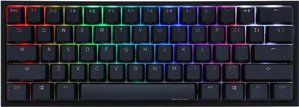 Ducky One 2 Mini Clavier USB pour Gaming et Setup Minimaliste Noir RGB