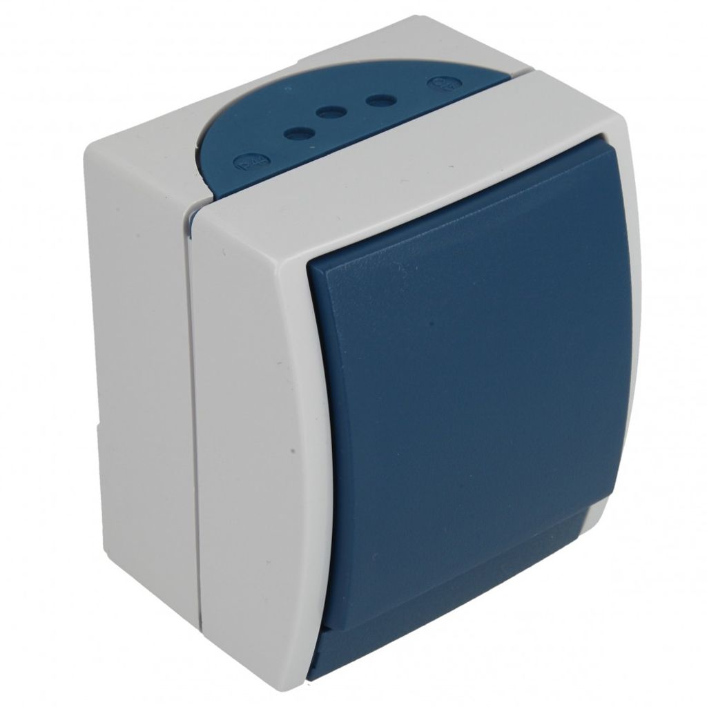 BUSCH-JAEGER Wechselschalter grbl/gn m ocean AP IP44 1f