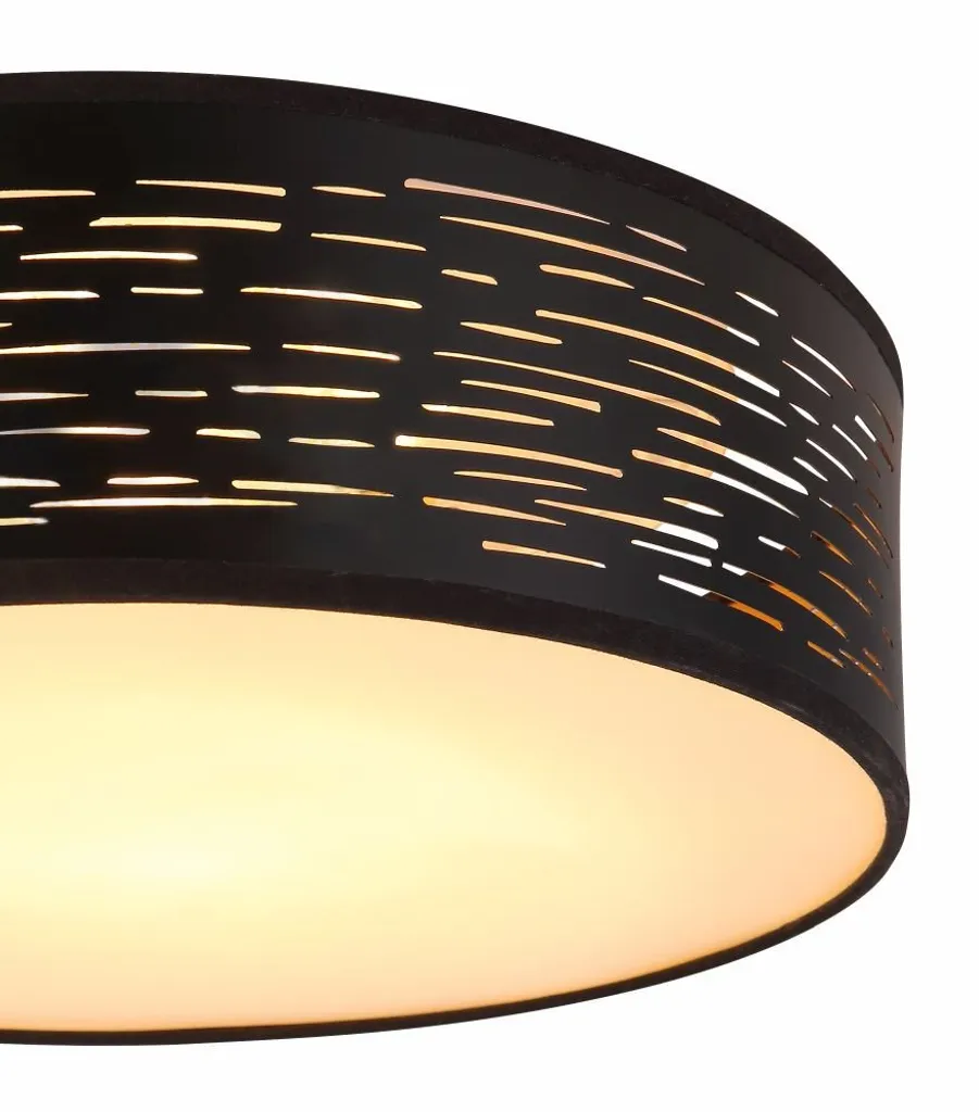 Globo Lighting LED Metallo Nero - Lampada Soffitto Professionale - 5