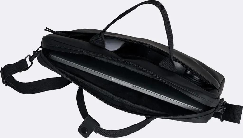 Sacoche ordinateur portable imperméable avec rangements matelassés