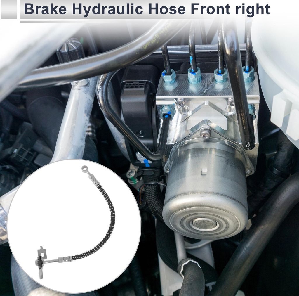 Vordere Rechte Bremsleitung Für Hyundai Sante Fe 2006-2009 Nr.587322B000 Ersatz Bremsrohr Leitung 1 Stück