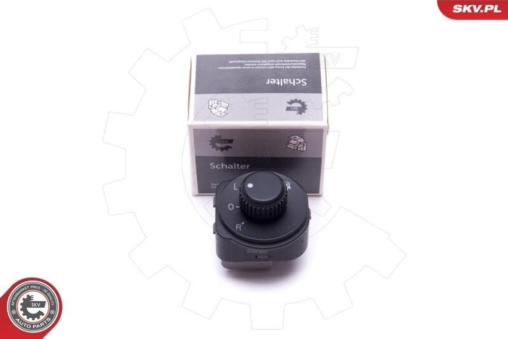 ESEN SKV Schalter Spiegelverstellung 37SKV620 fahrerseitig für SKODA Octavia II Combi (1Z5) 0,03kg