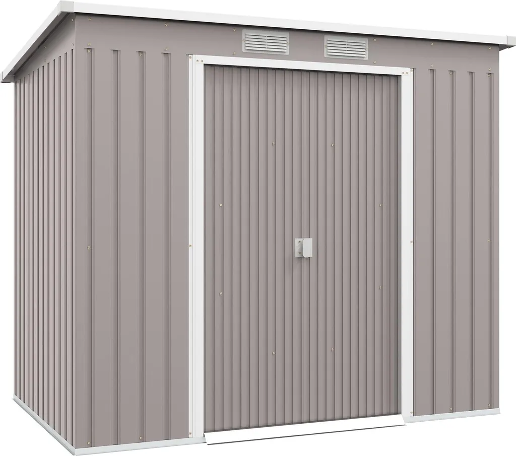 Rangement de jardin pour outillage 213x130 cm acier anti-corrosion