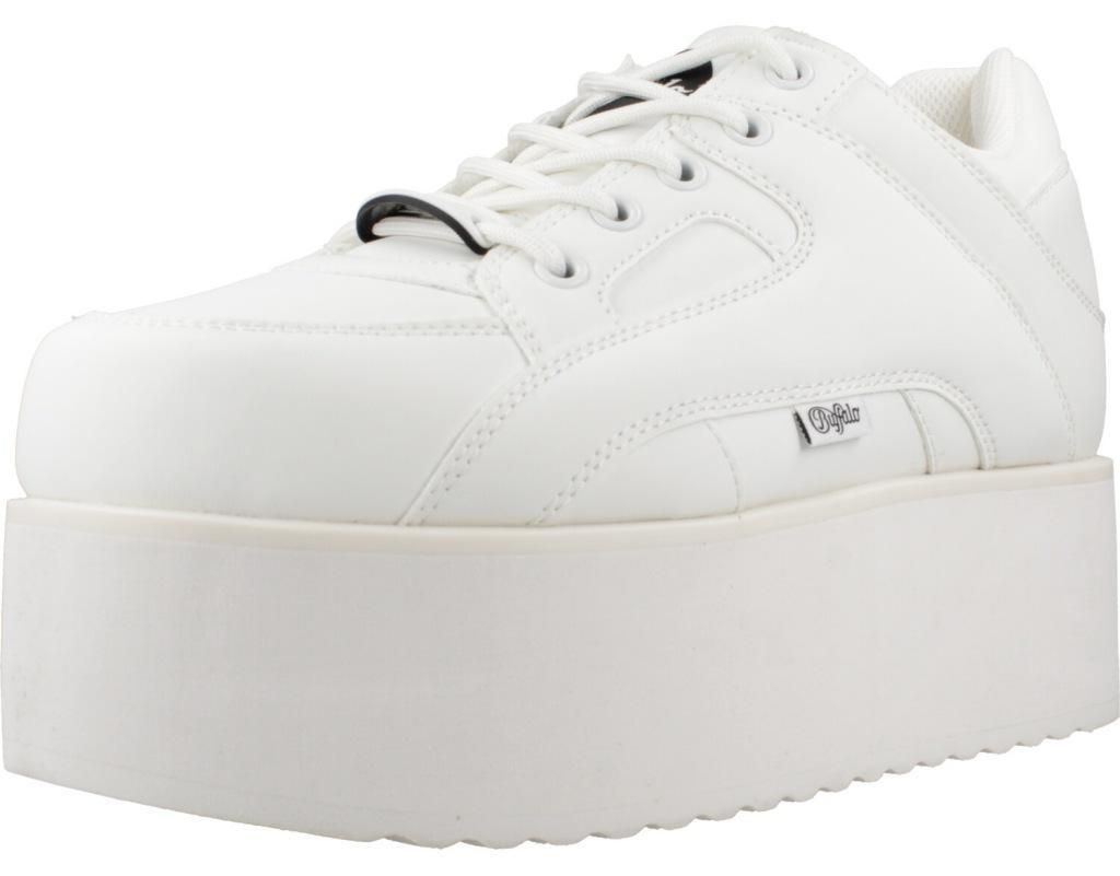 BUFFALO Original Damen Plateau-Sneaker mit der Modellnummer 1330-6 LO in Weiß