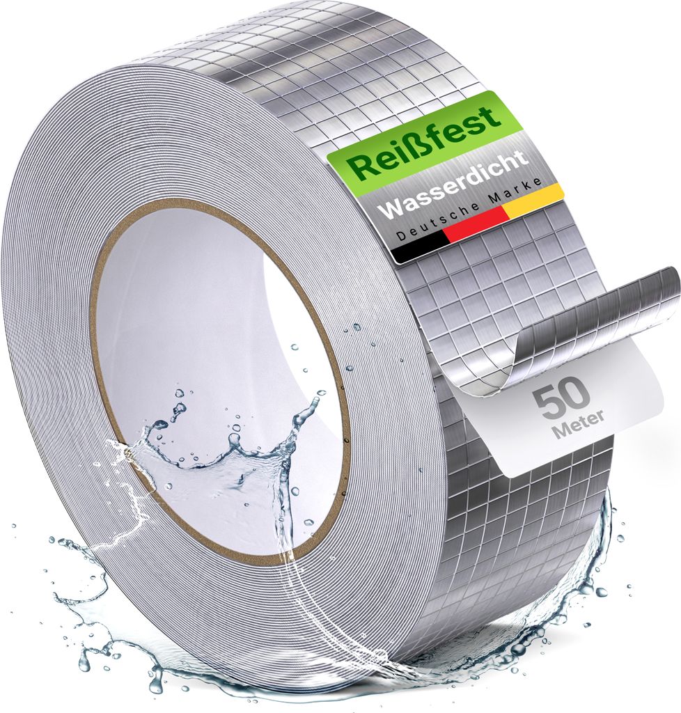 Aluminium Klebeband netzverstärkt 48mm x 50m Produktbild 1