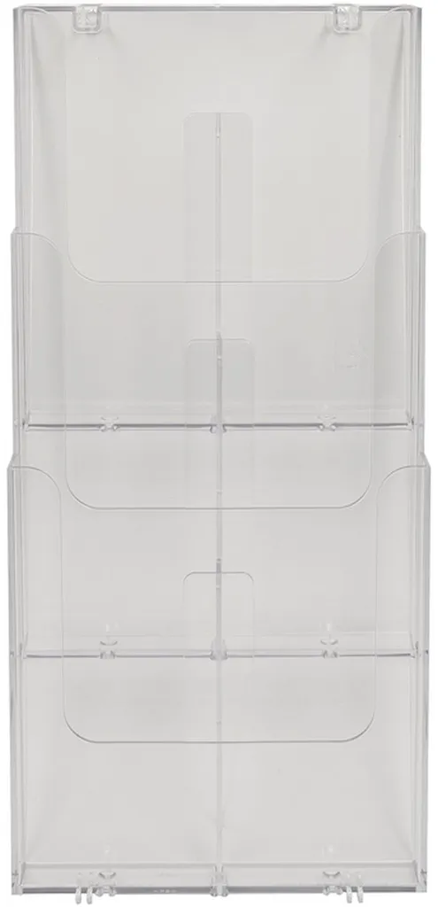 Organisateur Mural A4 pour Accueil et Bureau avec 3 Bacs de Rangement