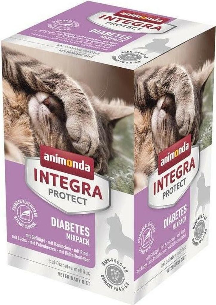 Integra Protect Cat Diabet Mix 6x100g  |  6x100g Produktbild 