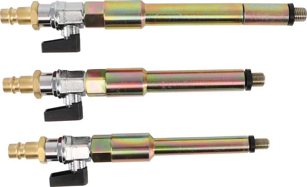 BGS technic Compressed Air Adaptor Set for Glow Plug Holes, 678 mm, 678 g