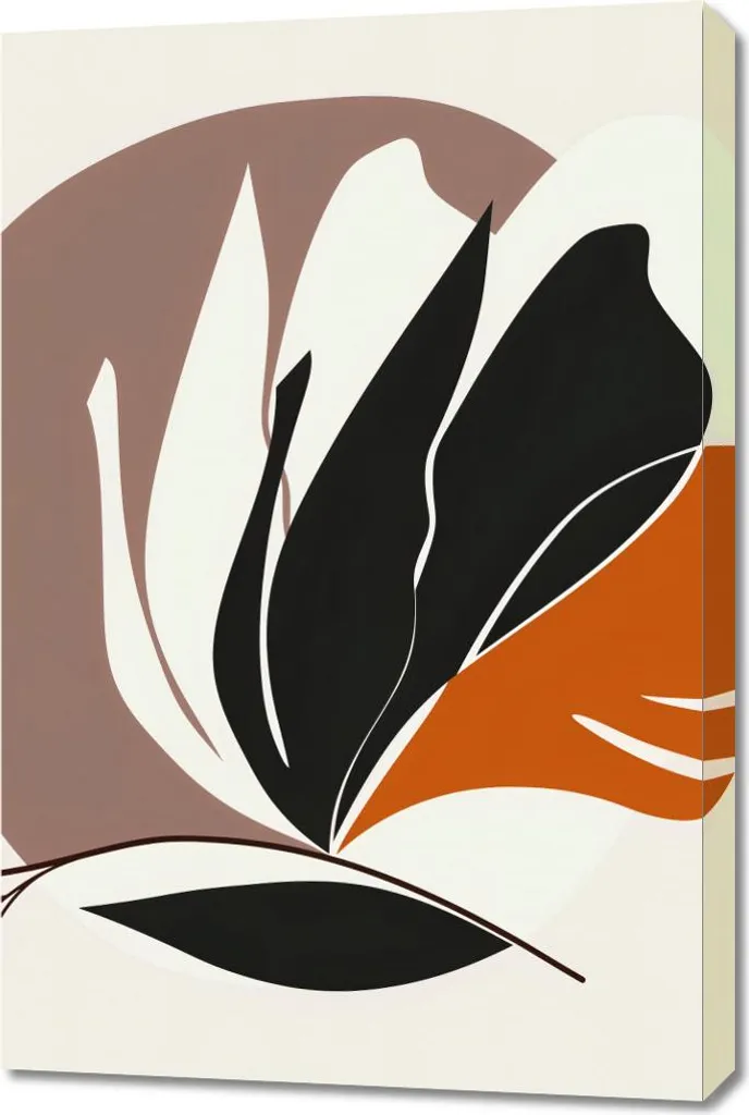Specifiche Quadro 60x90 Eleganza Vegetale - Alta Risoluzione Tela