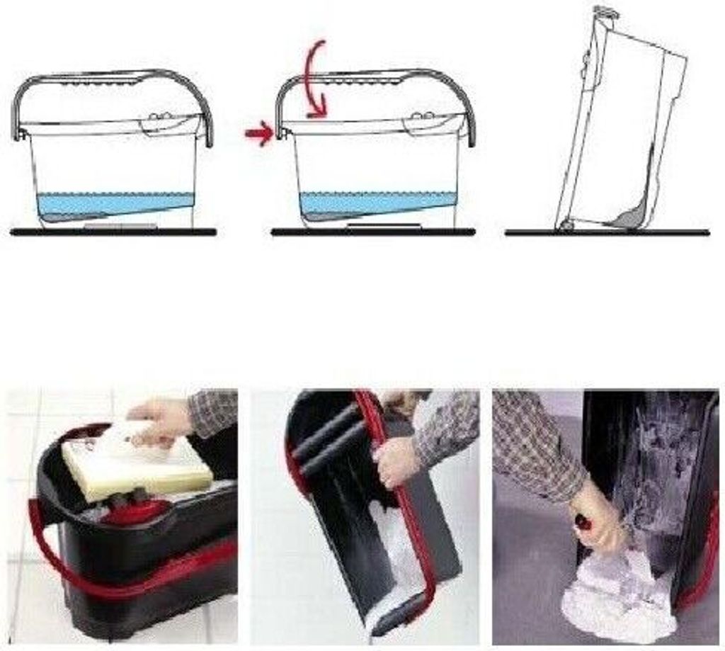 Hufa Fliesen Waschset 24 Liter Eimer Profi Clean Plus Fugen Produktbild 3