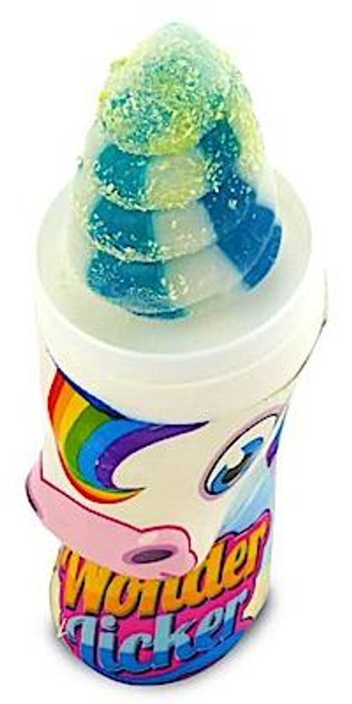 Einhorn Wonder Licker | Zweifarbige Lutscher mit saurem Produktbild 