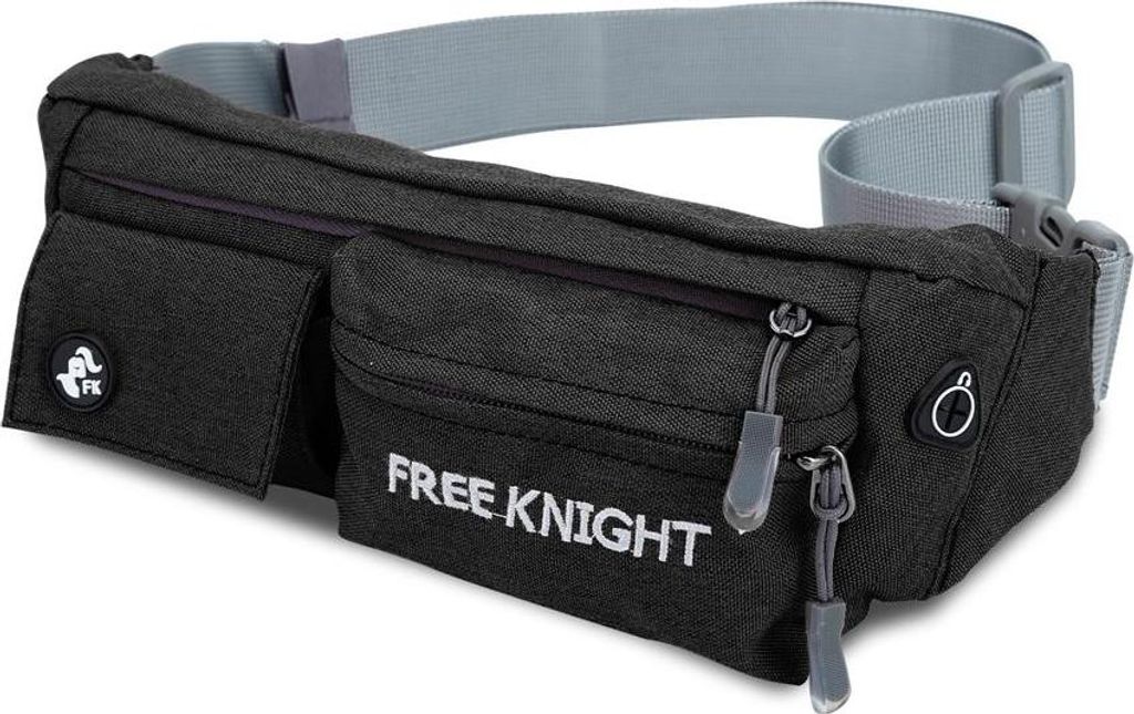 Cadorabo Bauchtasche Schwarz Längenverstellbar Wasserdicht Hüfttasche Gürteltasche Handytasche