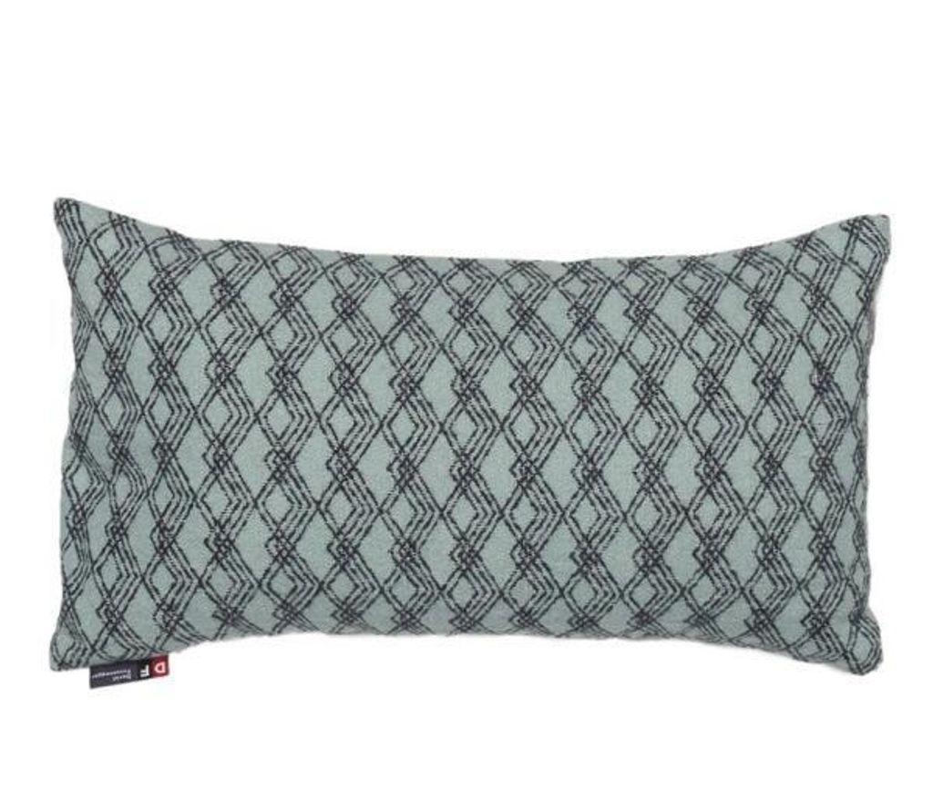 David Fussenegger Kissenhülle Nova 'Rauten' 30 x 50 cm Hellgrün