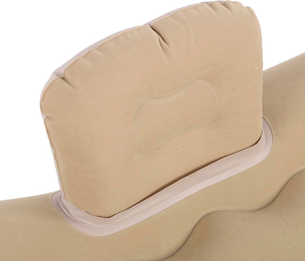 Automatratze, PVC-Beflockung, sicherer Block, runder Pier, gewellte Streifen, 12-V-Luftpumpe für Limousinenwasser