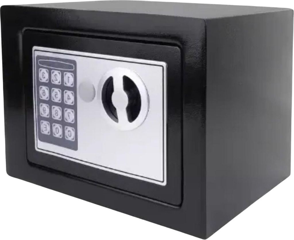 Brandbeständiger Safe – 8,5L – Elektronisches Zahlenschloss – Sicherheitskluis Zeriel – Geld- und Dokumentenbox – Diebstahlsicher für B...