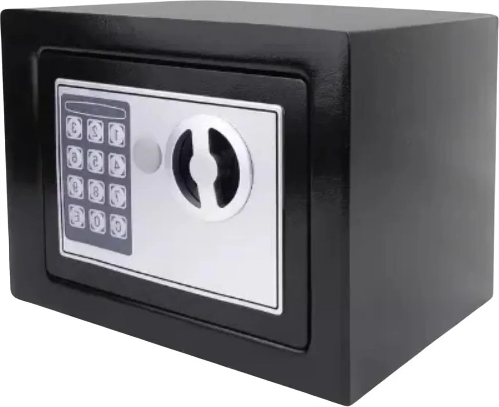 Coffre-fort à serrure électronique Mavien 4,6 L avec 2 clés de secours