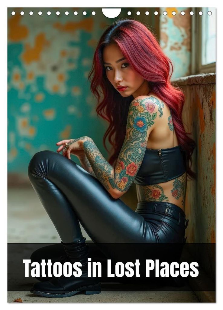 Tattoos in Lost Places (Wandkalender 2027 DIN A4 hoch), CALVENDO Monatskalender