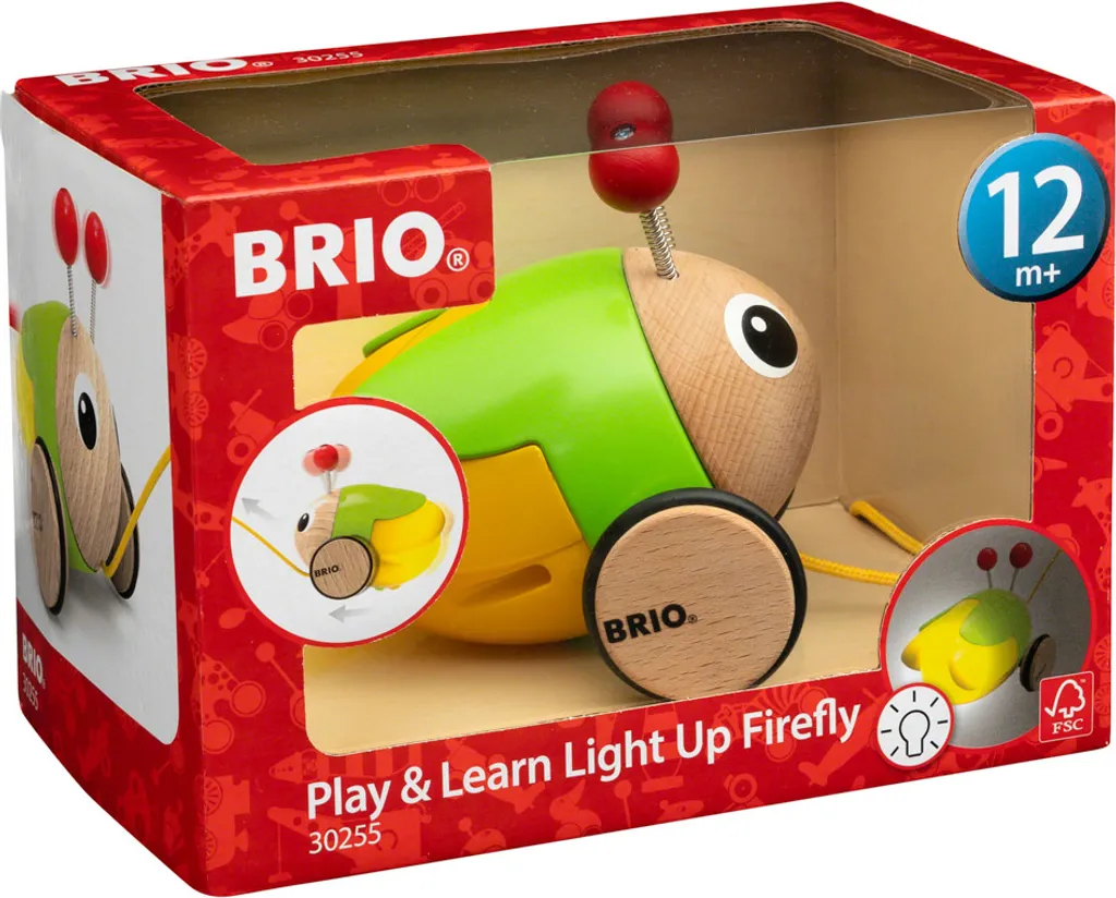 Stimuler l'éveil de votre enfant avec la luciole BRIO 63025500 à tirer
