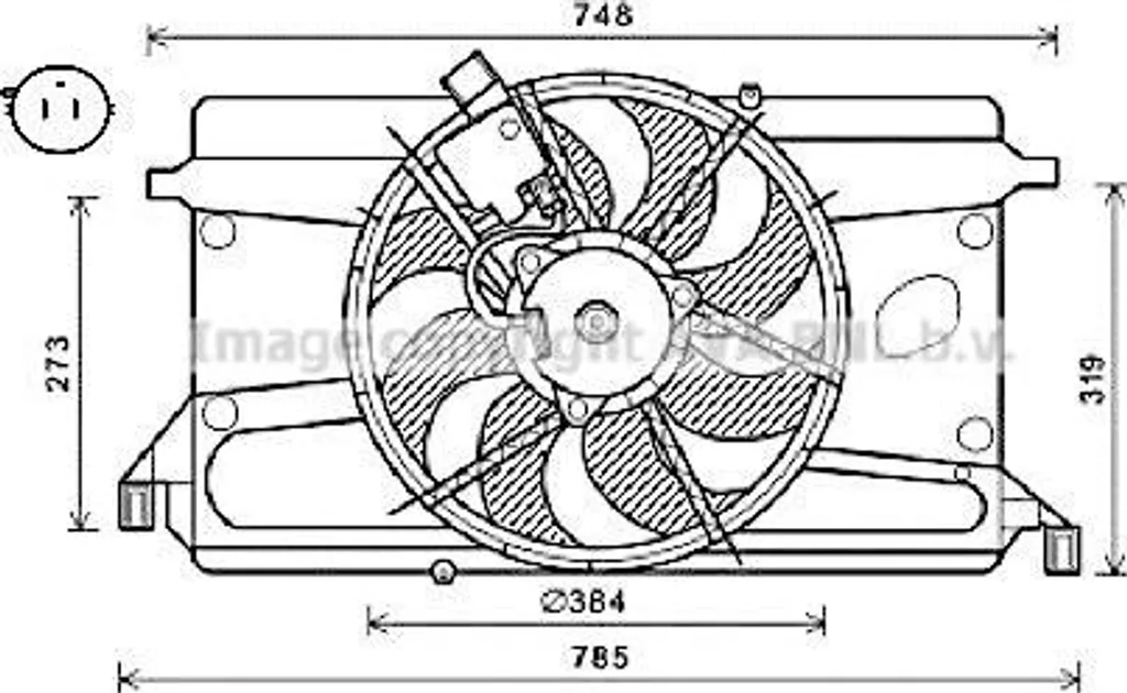 Ventilateur de refroidissement Focus AVA FD7573 - Spécial embouteillage