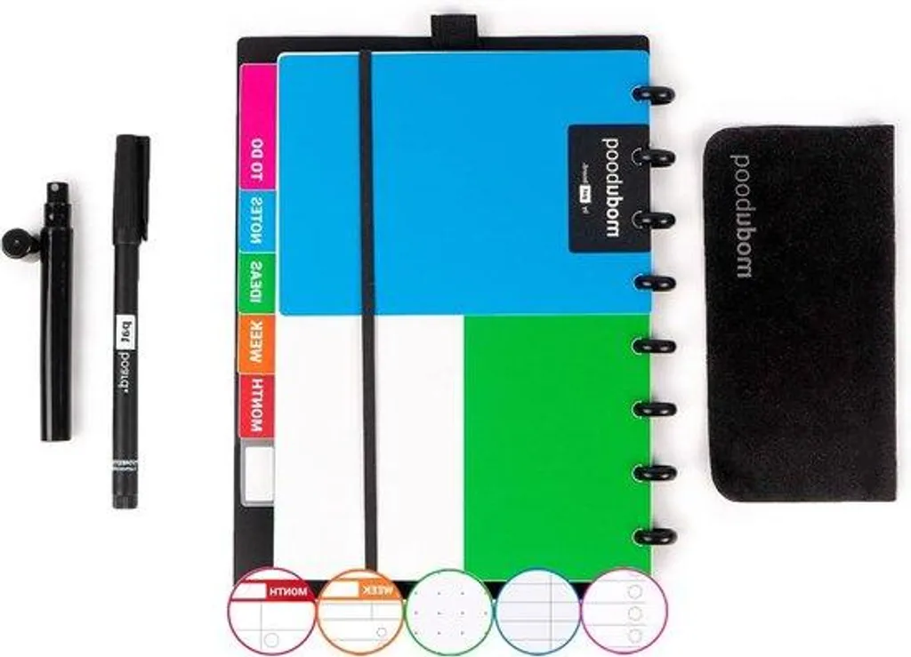 Carnet modulaire A5 duratech3 avec système de reliure flexible innovant