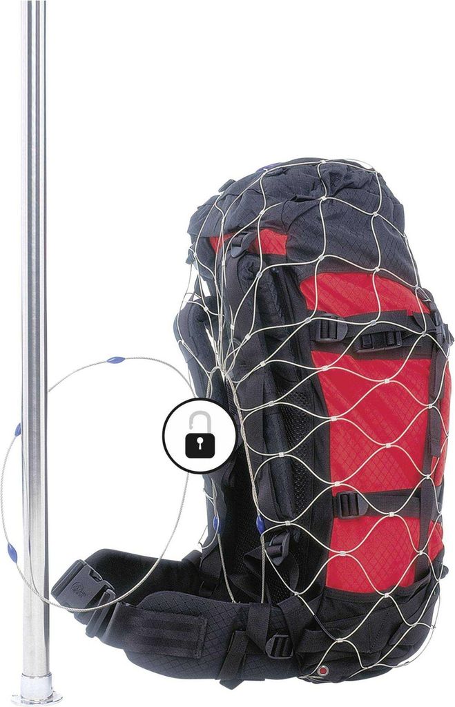 Pacsafe 55L, Visací zámek, Jakékoliv značky, Polykarbonát, Obrázek produktu 