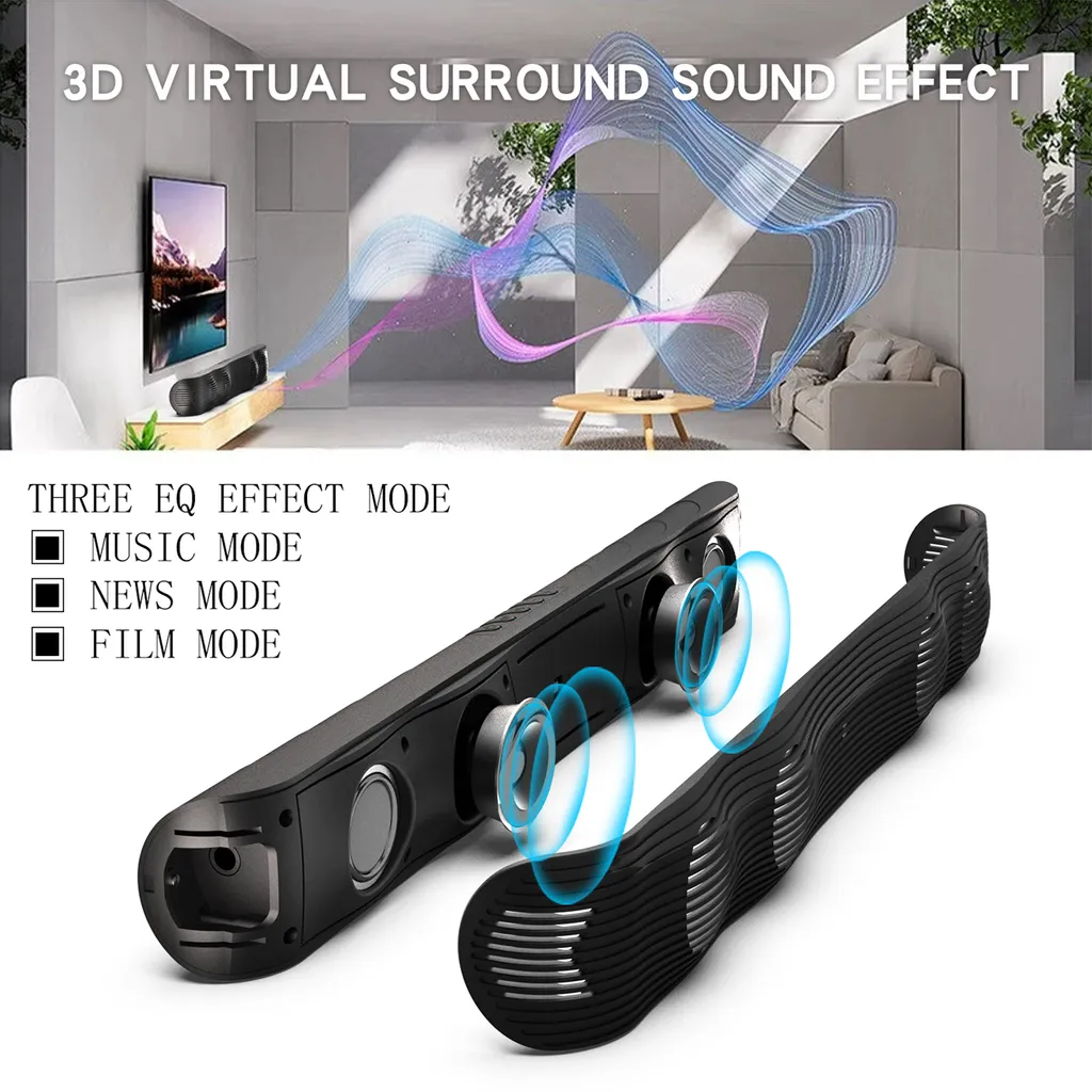 Haut-parleur Bluetooth BS-21 Multi-modes avec Lecteur USB et Carte TF