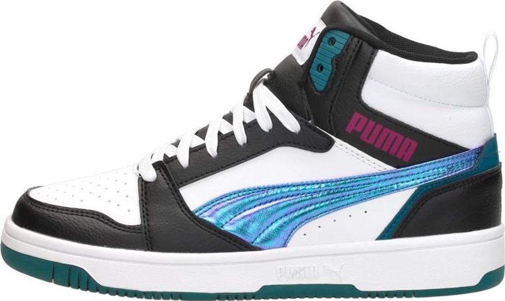 Puma Puma Rebound V6 Mid Bouncy Sky Jr Sneakers Hoog - Zwart - Maat 38