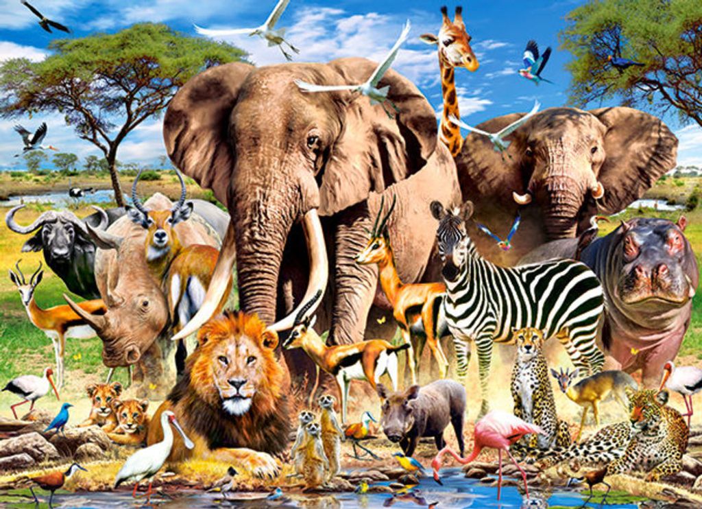 CASTORLAND Puzzle Safari 200 Teile