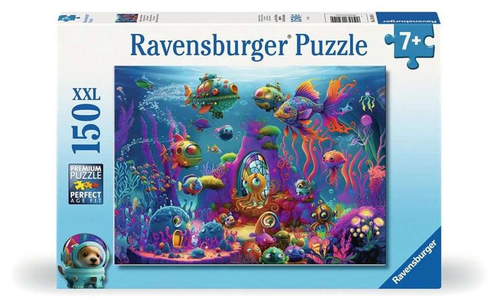 RAVENSBURGER Puzzle Aliens im Ozean XXL 150 Teile