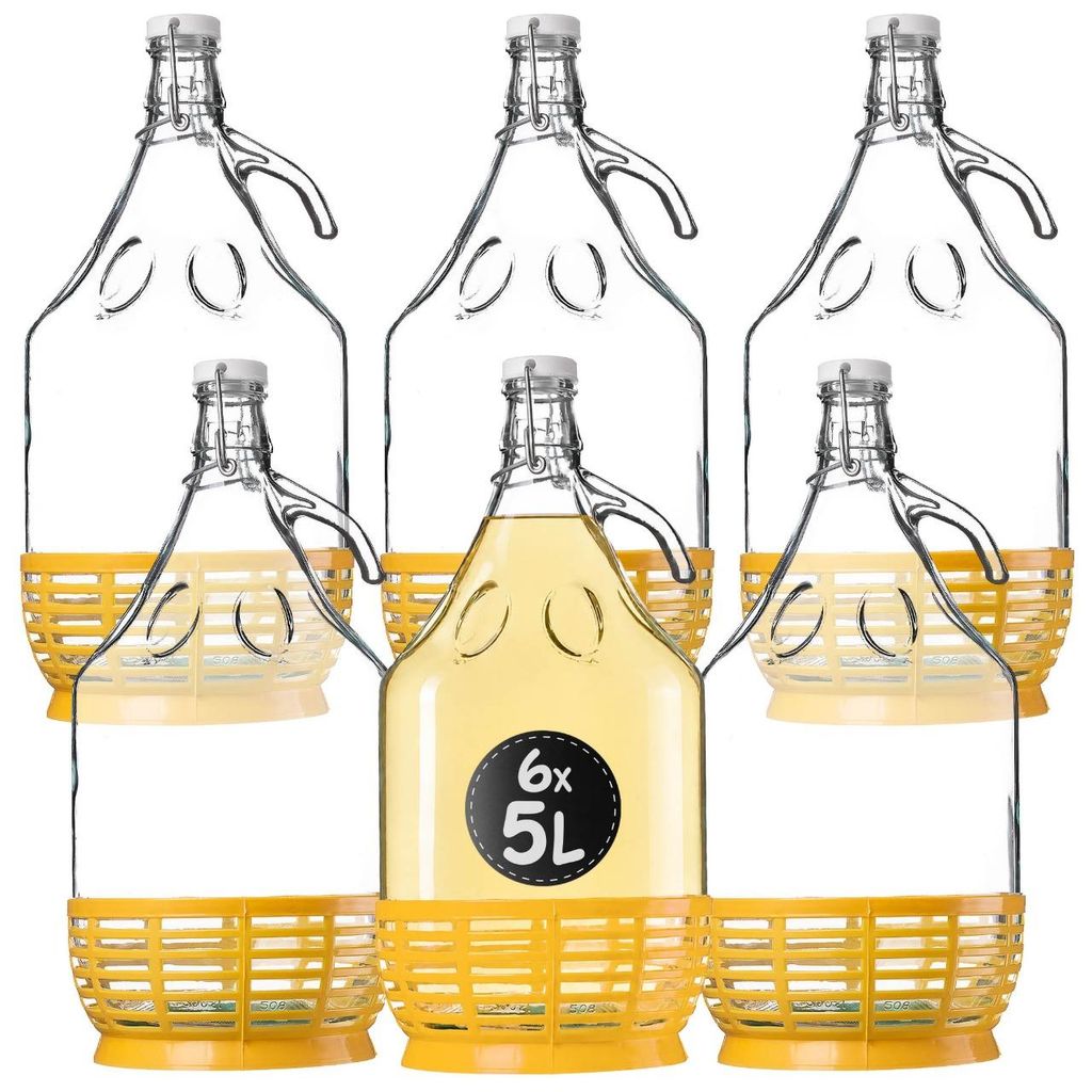 KADAX Weinballon, Glasballon für Wein, Weinfass aus glas, Produktbild 