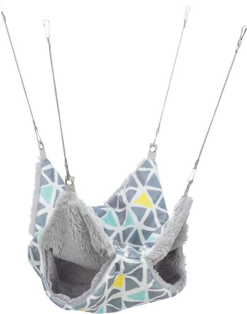 TRIXIE Hängematte Sunny - bunt/grau - 30 × 30 cm