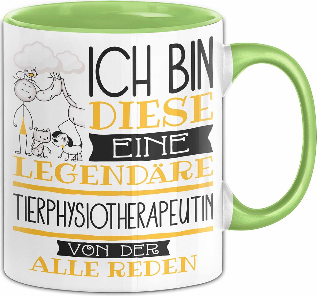 Tierphysiotherapeutin Tasse Geschenk Ich Bin Diese Eine Legendäre Tierphysiotherapeutin Von Der Alle Reden Geschenkidee Geburtstag Weihnachten (Gr...