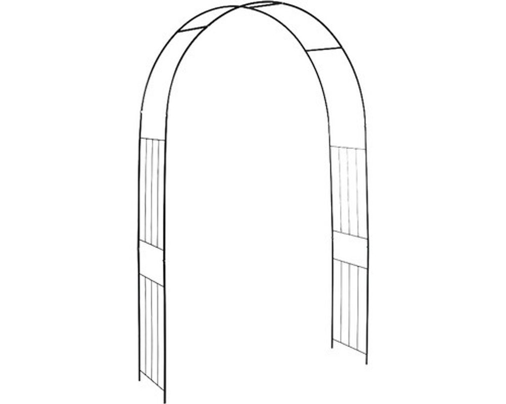 Arco di rosa Dutchlander 134,5 x P 37 x H 220,5 cm Immagine del prodotto 