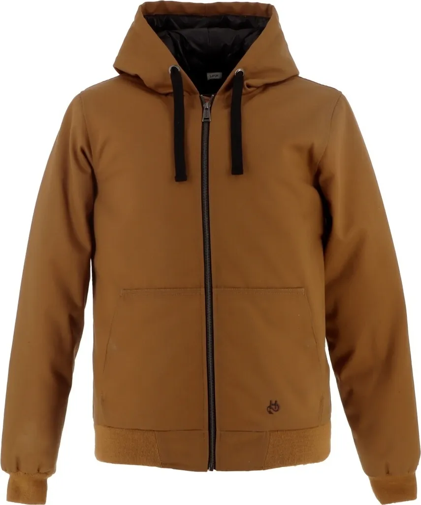 Veste de moto Helstons Dakota marron 2XL : Blouson en cuir vintage
