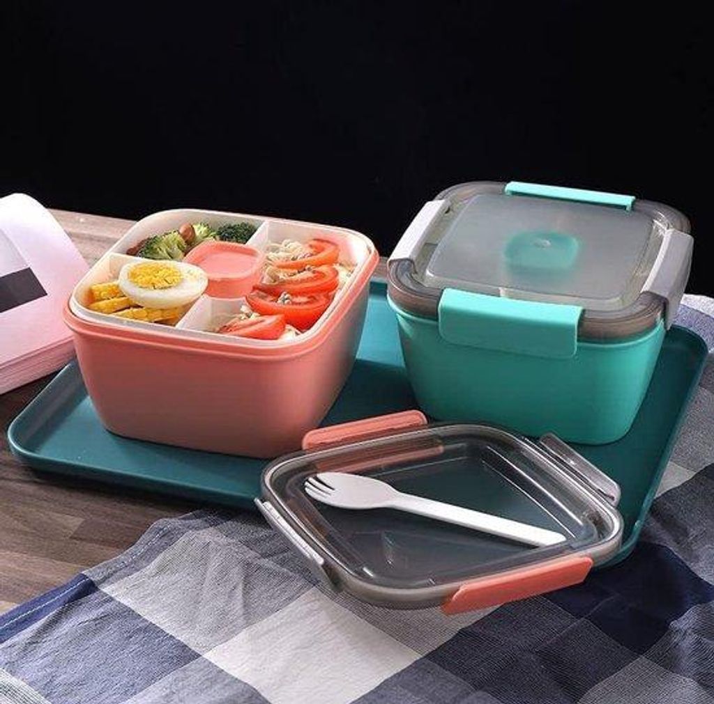Dürrelevante Bento Box für Erwachsene und Kinder, leckfrei, wasserdicht, brotbehälter, für Schule, Arbeit, Picknick, Reisen