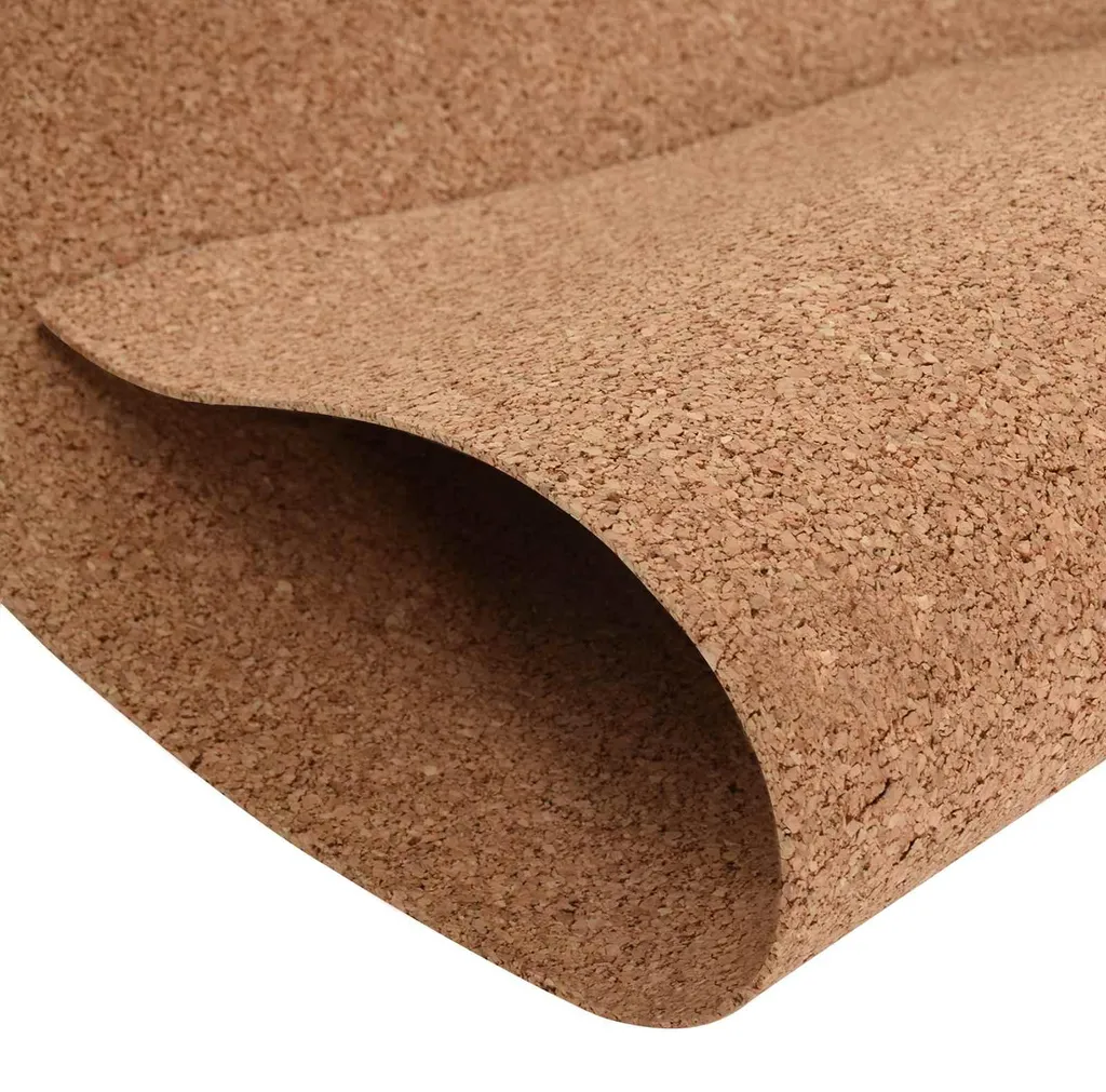Sous-couche liège 2mm pour sol et mur, rouleau 100x200 cm multi-usage