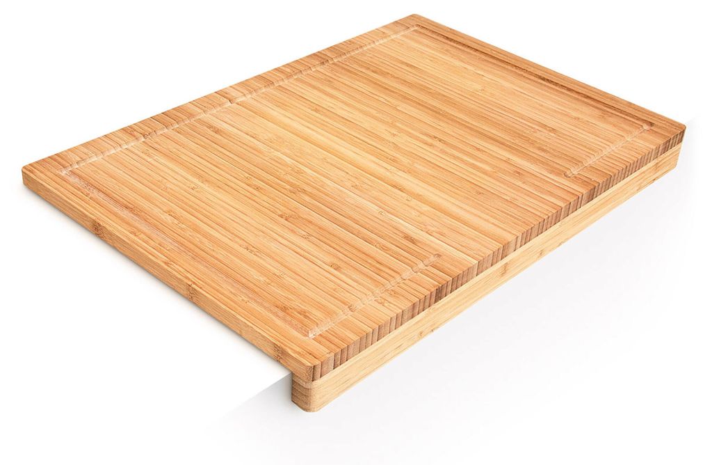 Relaxdays Schneidebrett, Bambus, HBT: 5 x 56 x 38 cm, Produktbild 