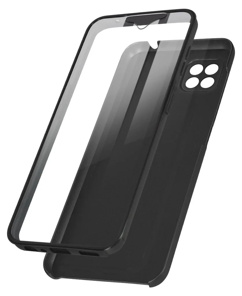 Cover Samsung Galaxy A22 5G Avizar Protezione 360 Integrale Nero